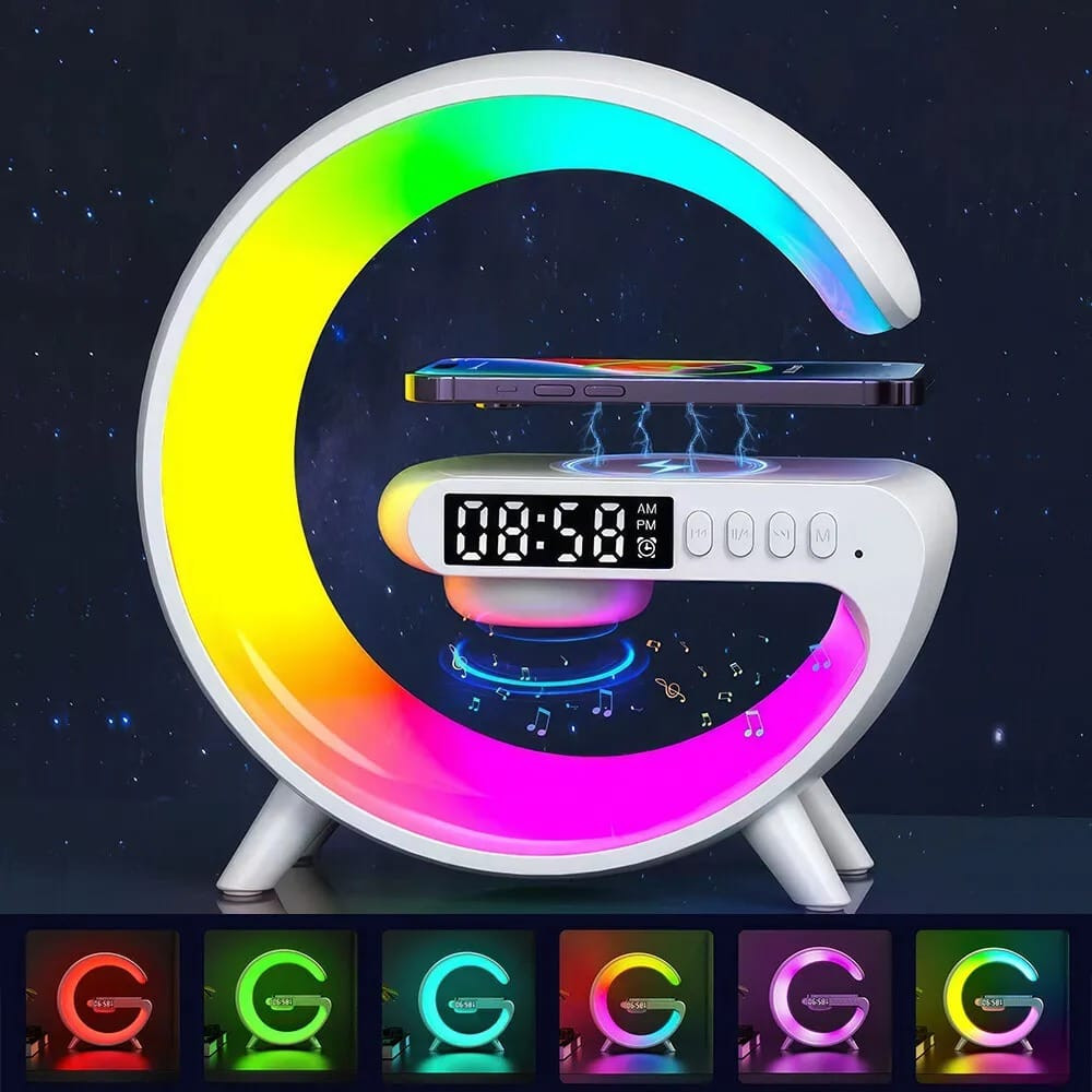 ?G63 Atmosphere RGB Light Bluetooth Speaker With Wireless Charging