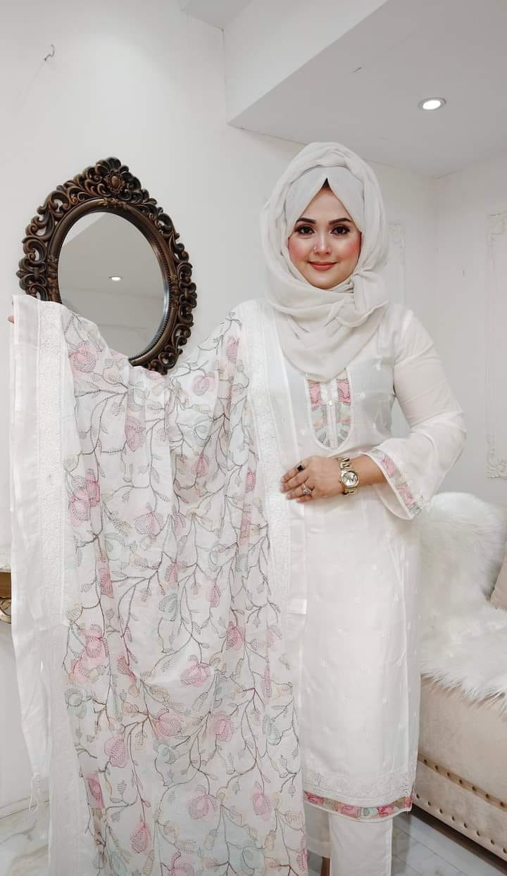 Premium cotton computer printed Boyel fabrics 3 Piece