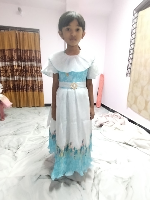 6-12 years girls party dress