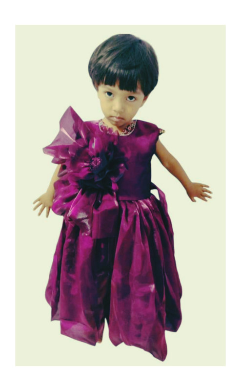 Princess Party Dress for Baby Girls (Age 5-6Years) Color- Magenta/Hot PinkFabric- Chinese Net, Chinese Sequence, Inner CottonType- 6 layers Fluffy Frock with Puff Sleeves Occation- Eid Collection!